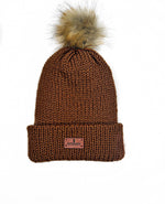 Load image into Gallery viewer, Satin lined Beanies with Pom Pom (Kids)
