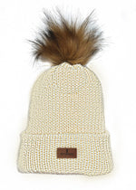 Load image into Gallery viewer, Satin Lined Beanie caps with PomPom
