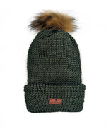 Load image into Gallery viewer, Satin Lined Beanie caps with PomPom
