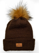 Load image into Gallery viewer, Satin Lined Beanie caps with PomPom
