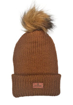 Load image into Gallery viewer, Satin Lined Beanie caps with PomPom
