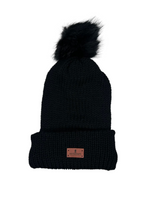 Load image into Gallery viewer, Satin Lined Beanie caps with PomPom
